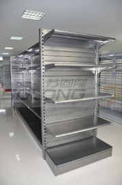 Supermarket Display Racks , Metal Retail Shelving ISO9001 Certification