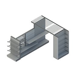 أرفف سوبر ماركت شديدة التحمل / رفوف عرض البيع بالتجزئة